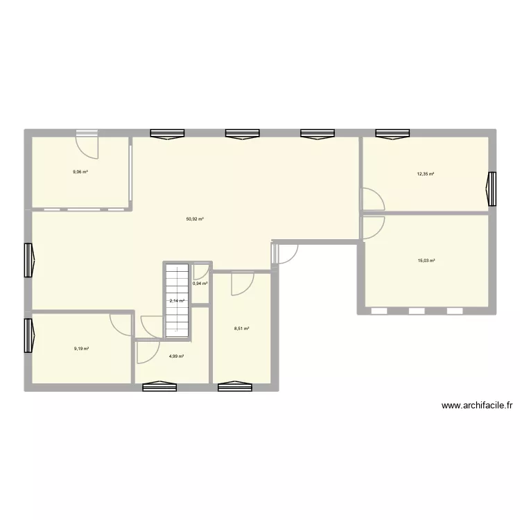 rez de chaussé. Plan de 9 et 113 m² rez de chaussé. Plan de 9 et 113 m²