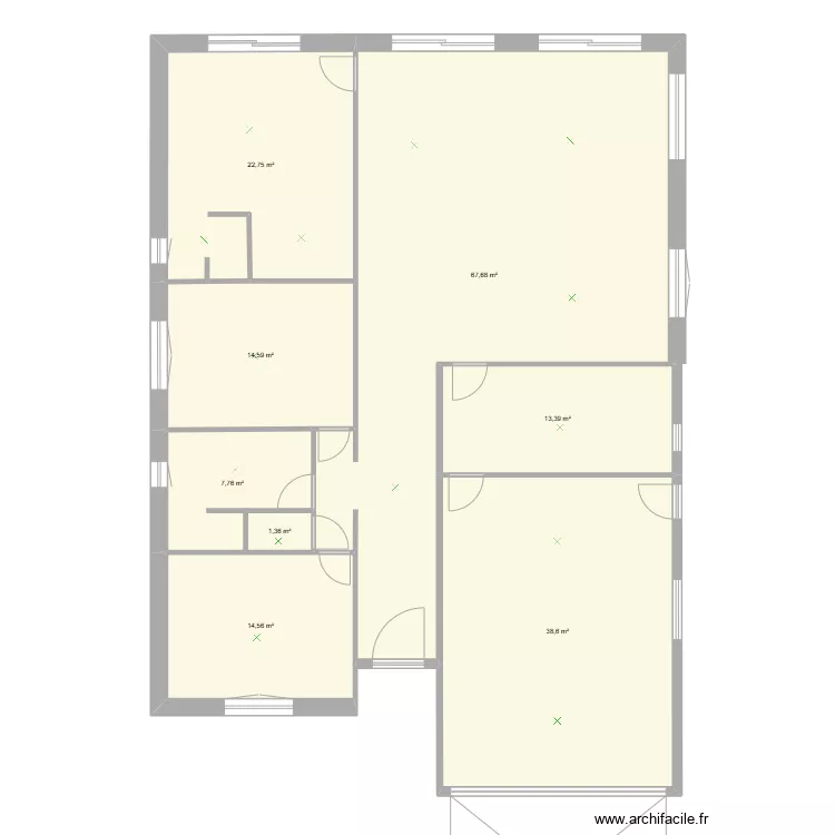 Maison oudrenne lumierres. Plan de 