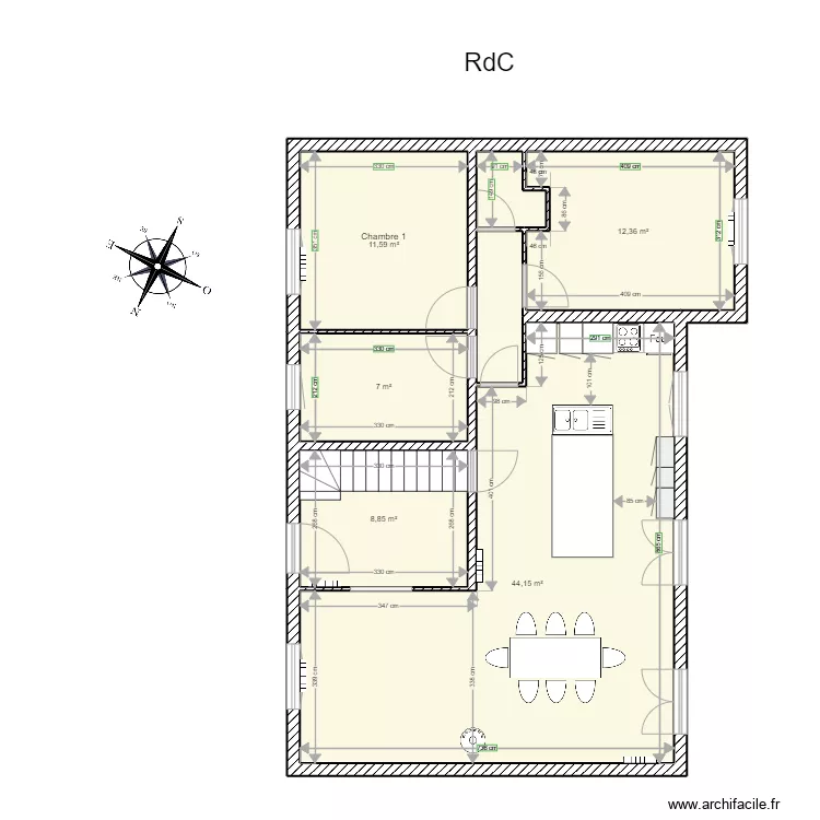 Lastillere_ProjetRDC. Plan de 