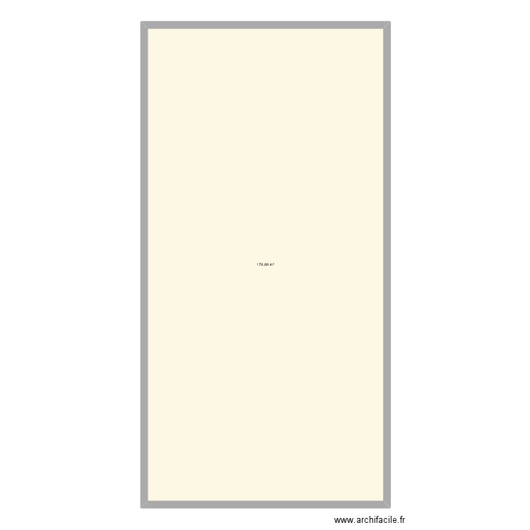vedene. Plan de 1 pièce et 177 m2