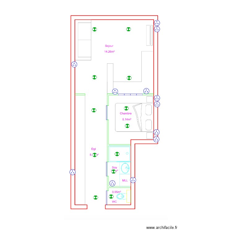 Alves Annecy . Plan de 0 pièce et 0 m2