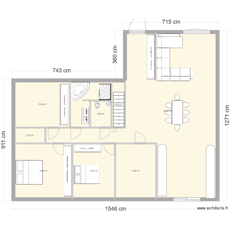 essai 1. Plan de 0 pièce et 0 m2