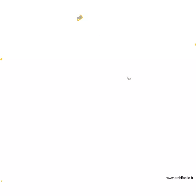 Garage. Plan de 6 pièces et 1495 m²