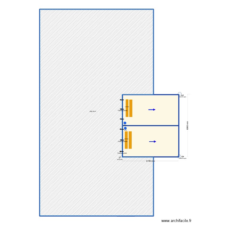 cristian. Plan de 3 pièces et 301 m2