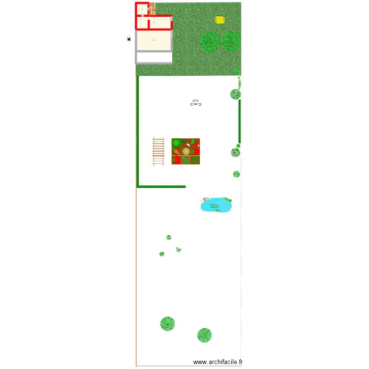 grange st laurent. Plan de 3 pièces et 216 m2