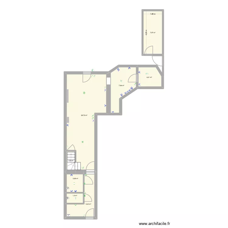 Lefevre. Plan de 11 pièces et 115 m² Lefevre. Plan de 11 pièces et 115 m²