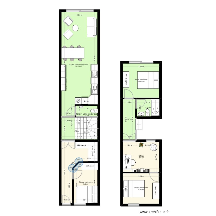 3 Ring Terrace_MVP2. Plan de 11 pièces et 95 m2