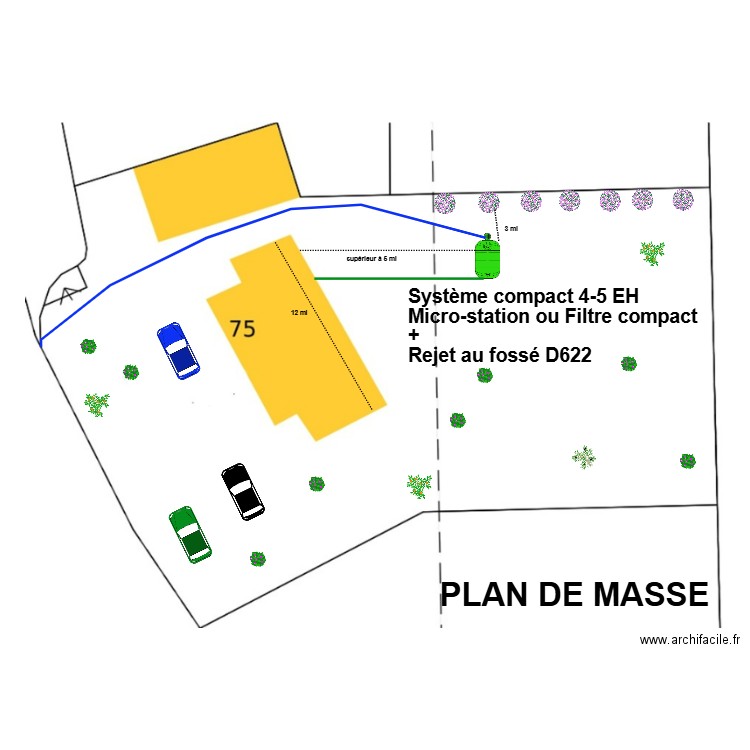 Piavosan. Plan de 0 pièce et 0 m2