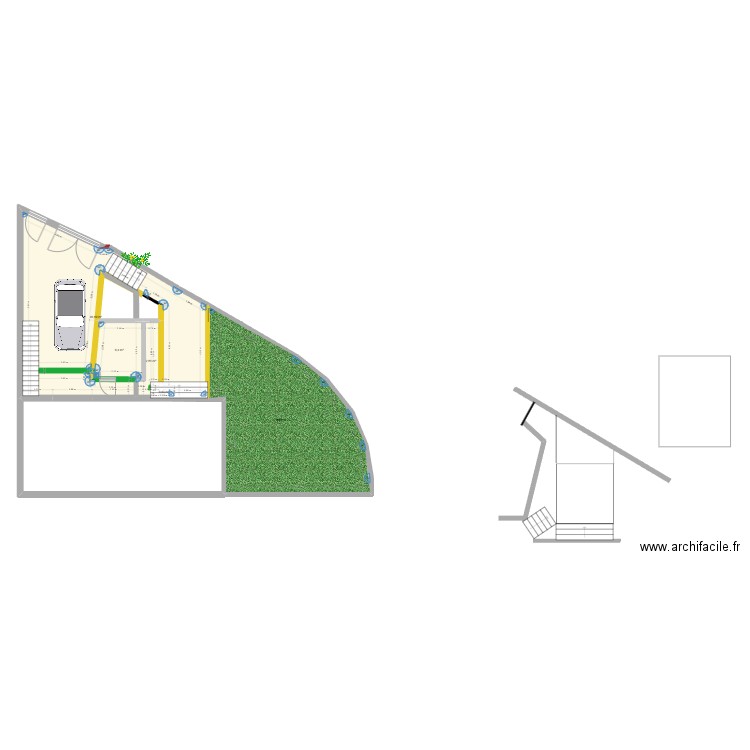 TerrasseJuillet25. Plan de 5 pièces et 105 m2