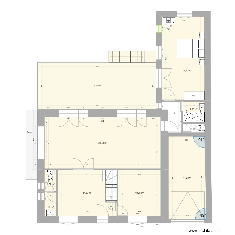 Projet_RDF_RDC_009. Plan de 0 pièce et 0 m2