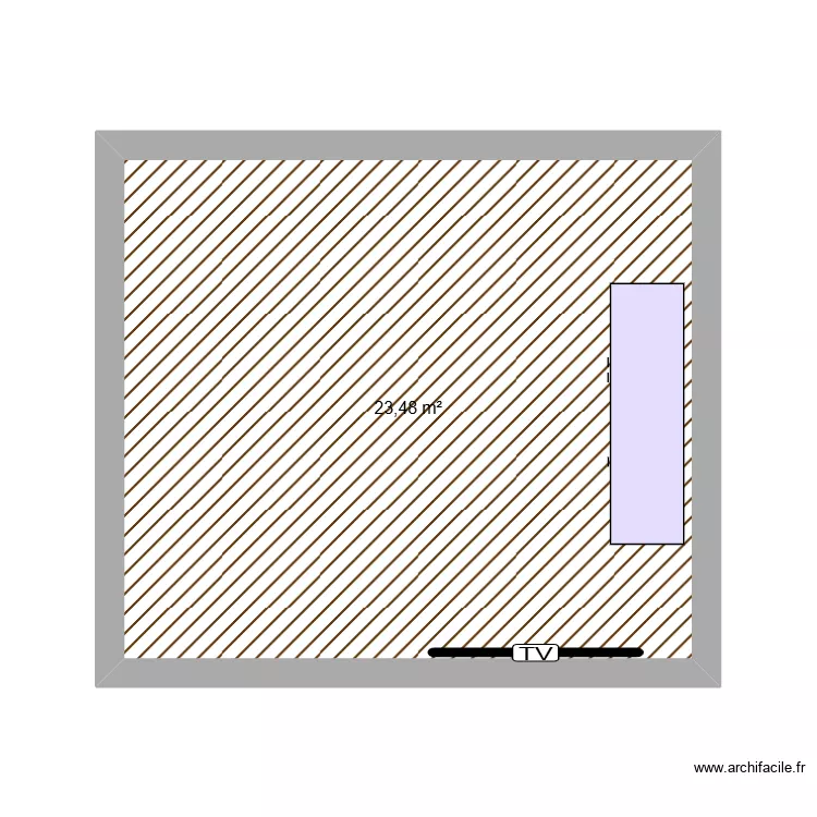 Anniversaire. Plan de 1 et 23 m² Anniversaire. Plan de 1 et 23 m²