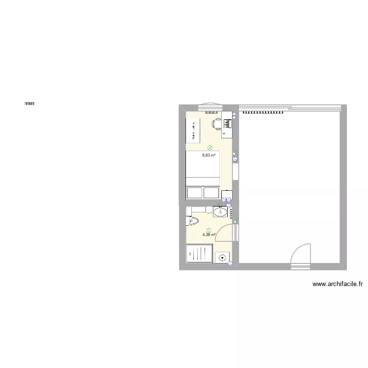 appart 2ème étage wanne. Plan de 2 et 11 m² appart 2ème étage wanne. Plan de 2 et 11 m²