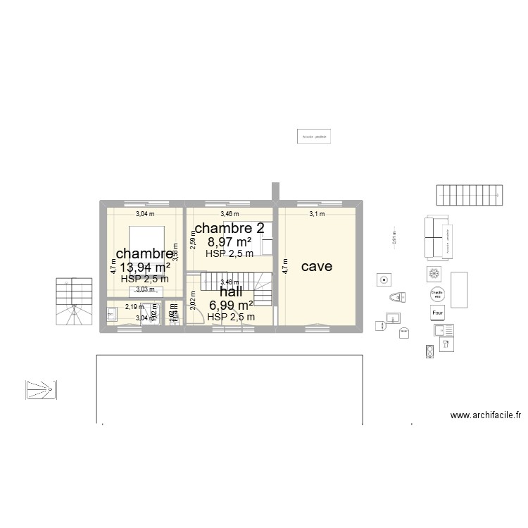 EYGLIERS revu cbg v3. Plan de 9 pièces et 159 m2