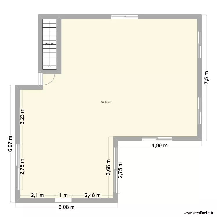 NOUVEAU PLAN. Plan de 2 et 88 m² NOUVEAU PLAN. Plan de 2 et 88 m²