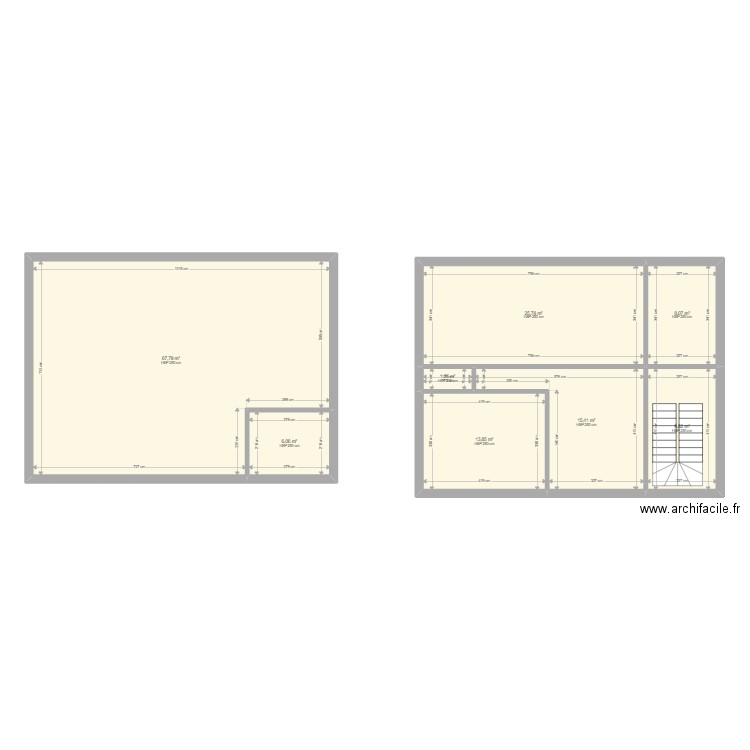 domanys. Plan de 8 pièces et 148 m2