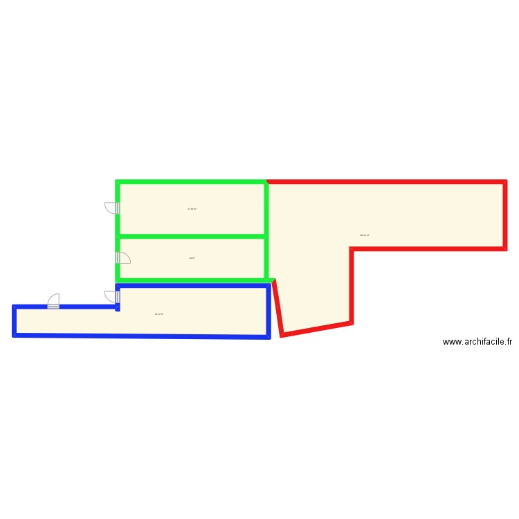 saclas. Plan de 4 pièces et 224 m2