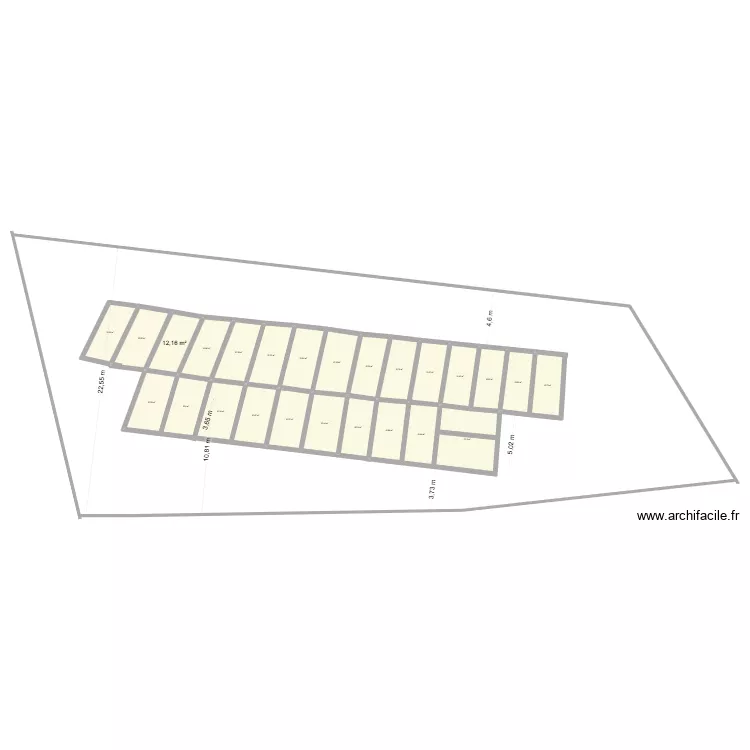PLAN GARAGES 26. Plan de 