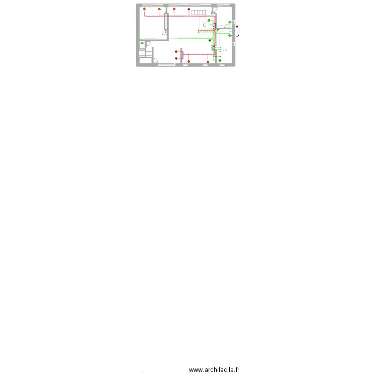 SOHIER 38 RDC ventilation FINAL 17/06. Plan de 7 pièces et 195 m2