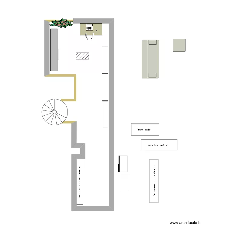 mezzanine1bis. Plan de 