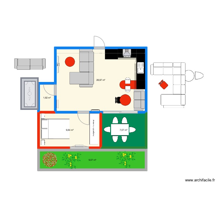 PAVILLON TINA ET PAULO. Plan de 0 pièce et 0 m2