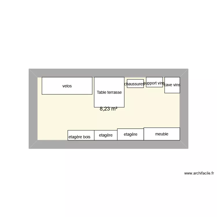 PIECE DE VIE STELLA. Plan de 