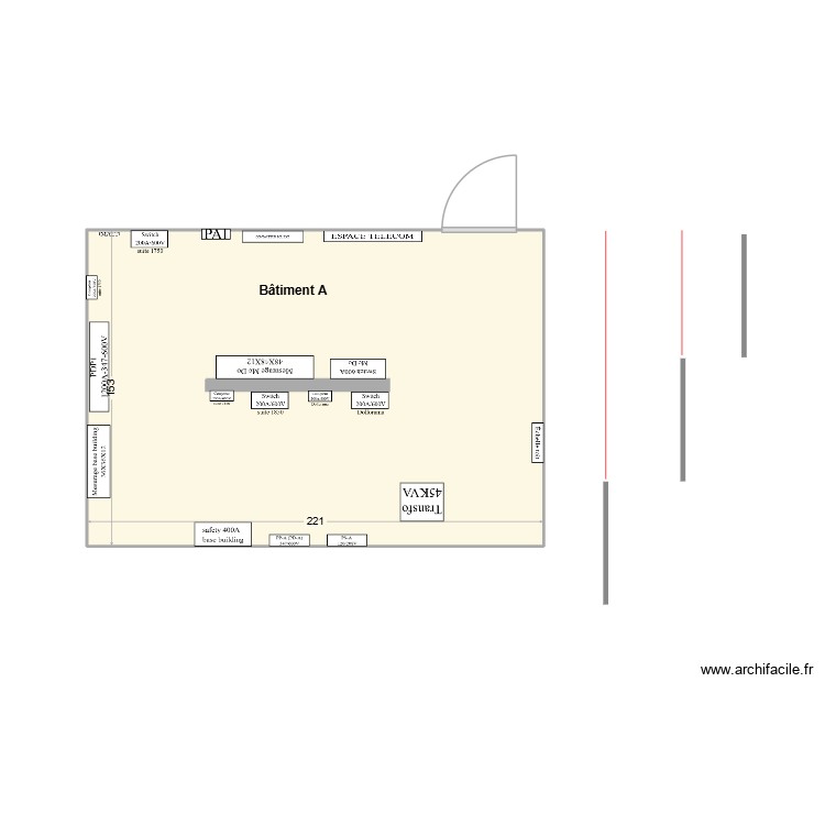 Beauward B&acirc;timent A version 2. Plan de 0 pièce et 0 m2