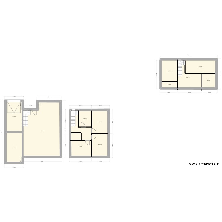 MAISON2. Plan de 13 pièces et 189 m2