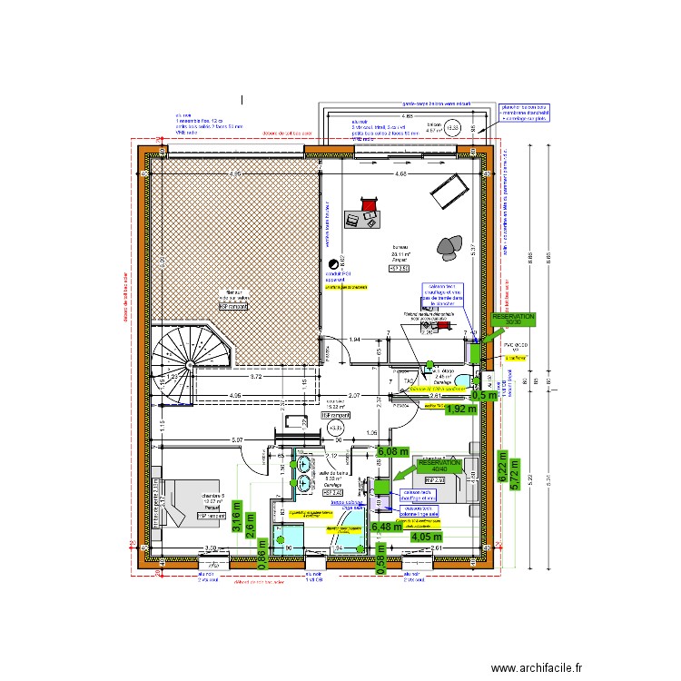 SEJOURNE ETAGE RESERVATION. Plan de 0 pièce et 0 m2