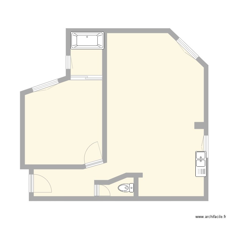 Ramponeau 2. Plan de 0 pièce et 0 m2