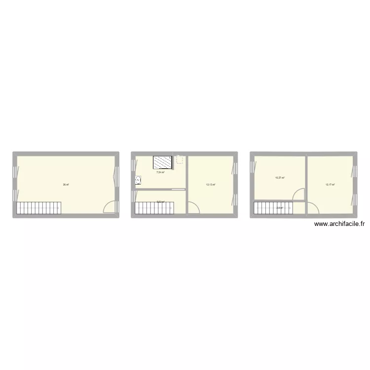 dalhem. Plan de 7  et 77 m²