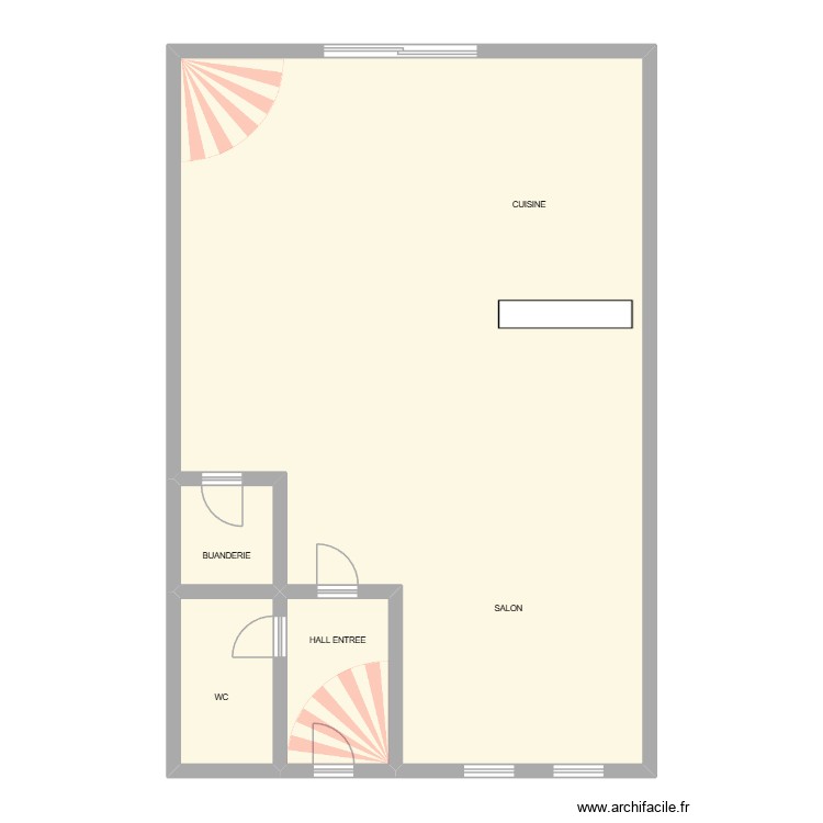 Ergot Valentin. Plan de 0 pièce et 0 m2