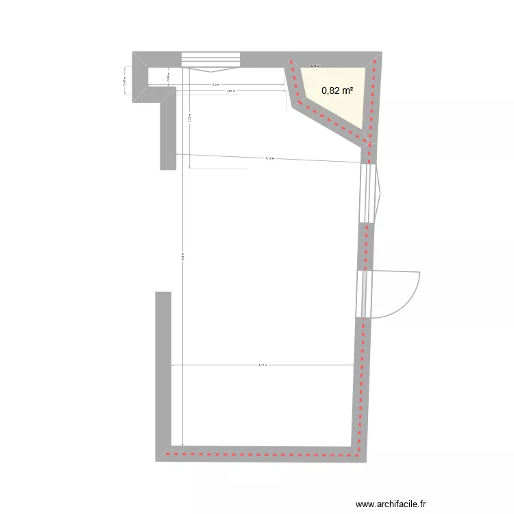 PLAN CUISINE VALSORGUES LOC. Plan de 1 Pièce et 1 m² PLAN CUISINE VALSORGUES LOC. Plan de 1 Pièce et 1 m²