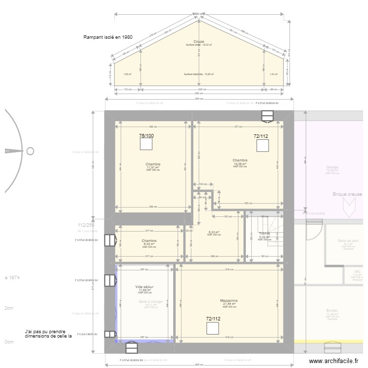 Pincanon . Plan de 19 pièces et 362 m2