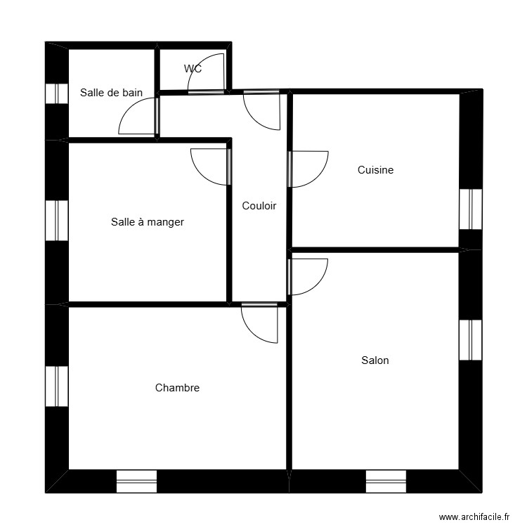 SCI socorep 1eG. Plan de 7 pièces et 73 m2