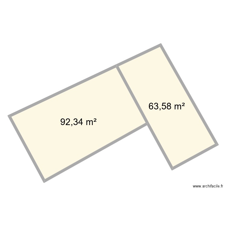Maison Cellieu. Plan de 2 pièces et 156 m2