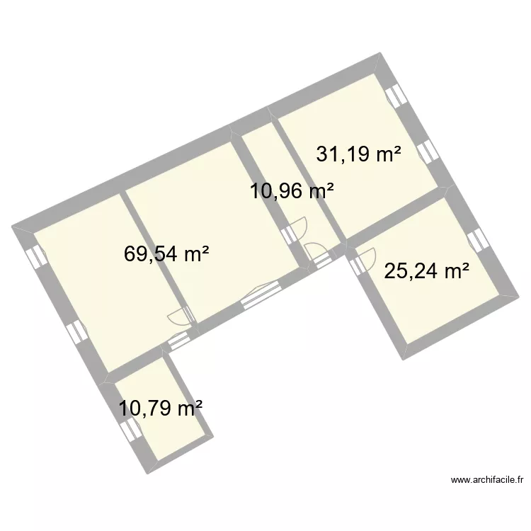 Maison Cellieu. Plan de 