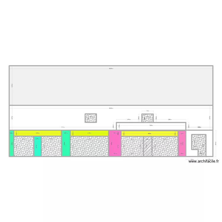 RoCA. Plan de 20 pièces et 211 m²