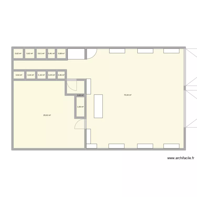 Magasin Pull&bear. Plan de 