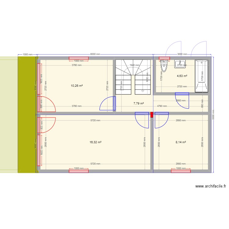 Барн 2эт. Plan de 12 pièces et 116 m2
