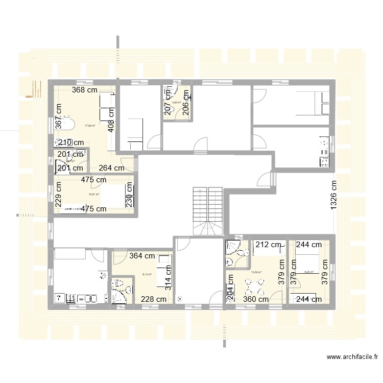 Jacqueville rdc V3. Plan de 0 pièce et 0 m2