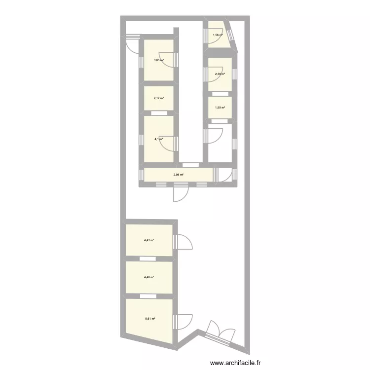 maison djassin actu. Plan de 10  et 33 m²