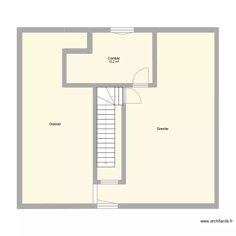 etage avant travaux. Plan de 3 et 82 m² etage avant travaux. Plan de 3 et 82 m²