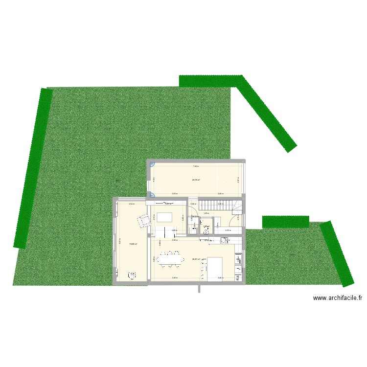 Chéreng - +3m v3. Plan de 8 pièces et 153 m2