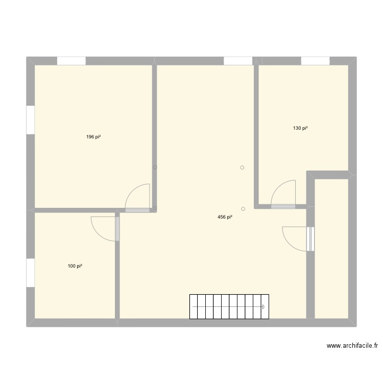 Tania1. Plan de 4 pièces et 82 m2