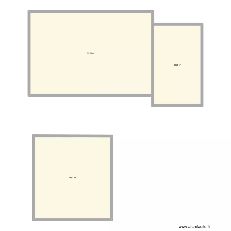 ALLE CHRIS. Plan de 3  et 151 m²