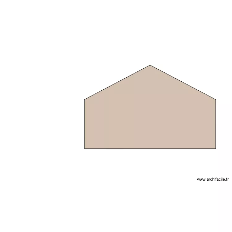 Fa&ccedil;ade Nord. Plan de 