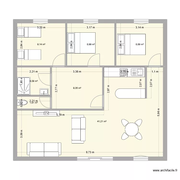 creissel. Plan de 