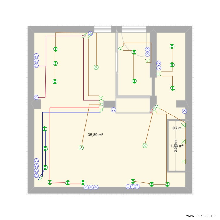 elec. Plan de 0 pièce et 0 m2