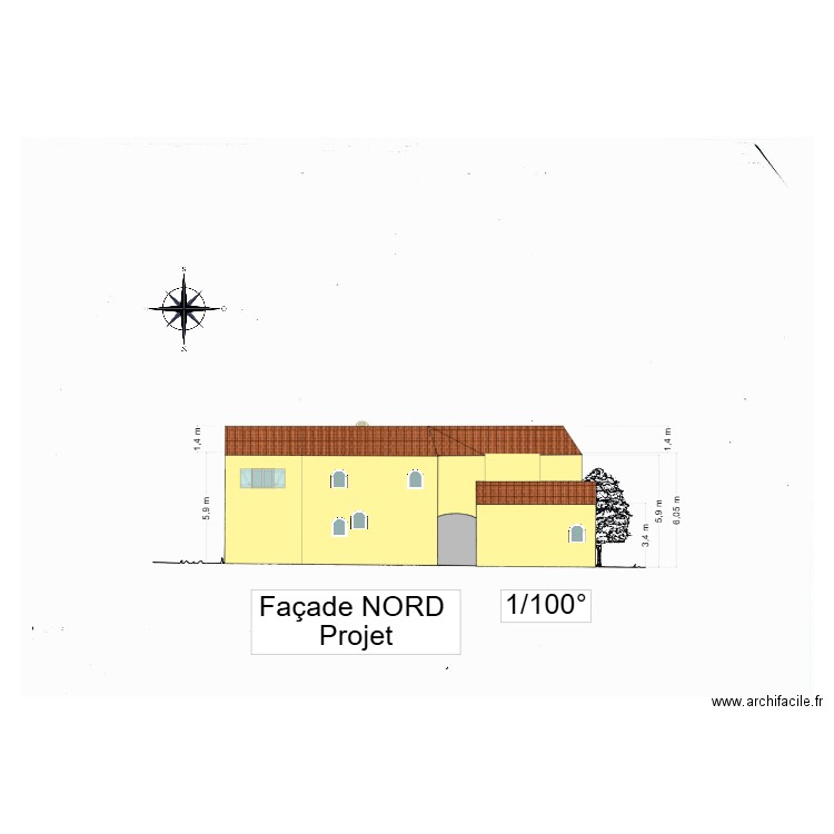 gorguette nord projet. Plan de 0 pièce et 0 m2