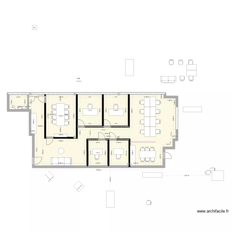 LA DURANNE final 3. Plan de 5 et 143 m² LA DURANNE final 3. Plan de 5 et 143 m²